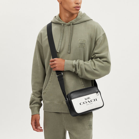 NWT Coach Outlet Graham Crossbody In Signature Canvas - Picture 5 of 6